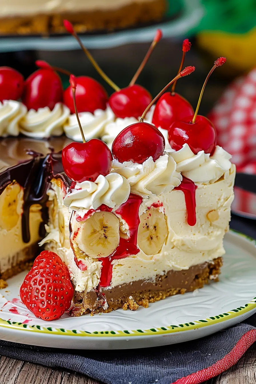 Banana Split Käsekuchen: Ein traumhaftes Kuchen Rezept für Naschkatzen