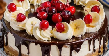 Banana Split Käsekuchen: Ein traumhaftes Kuchen Rezept für Naschkatzen