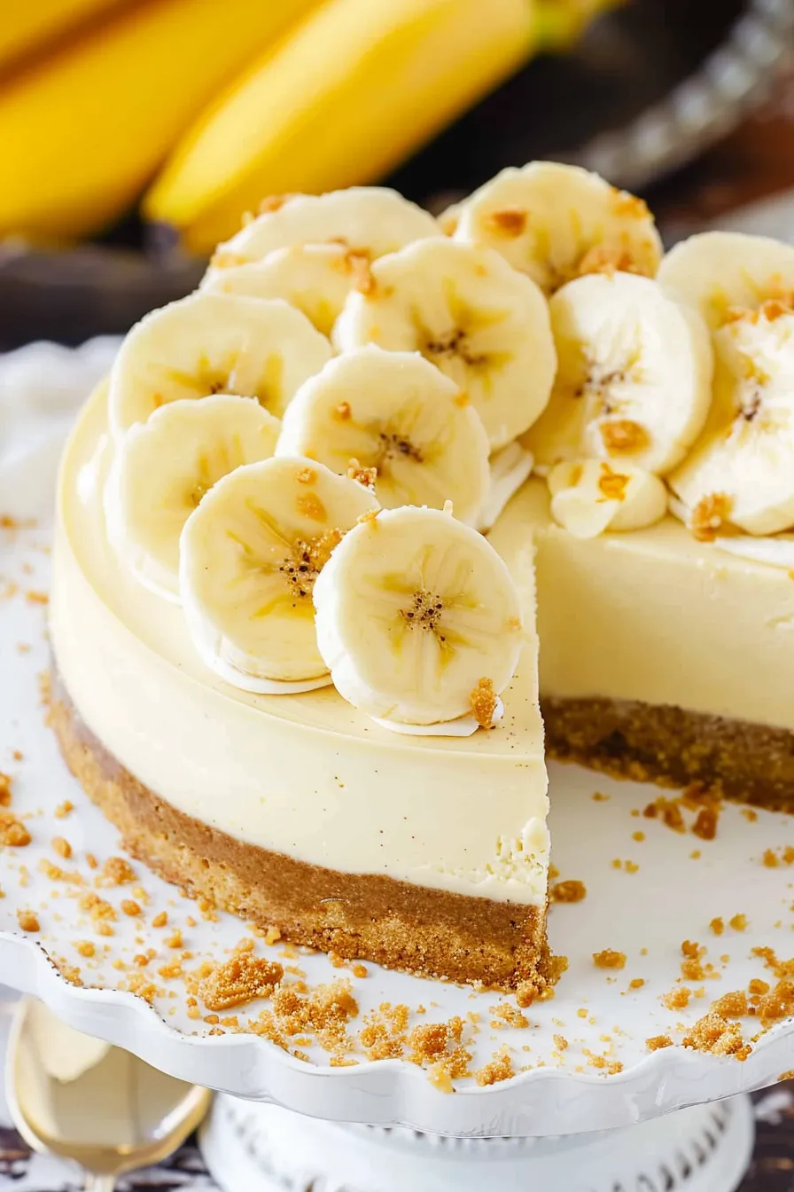 Bananen-Creme Cheesecake: Das beste Kuchen Rezept für Bananenfans