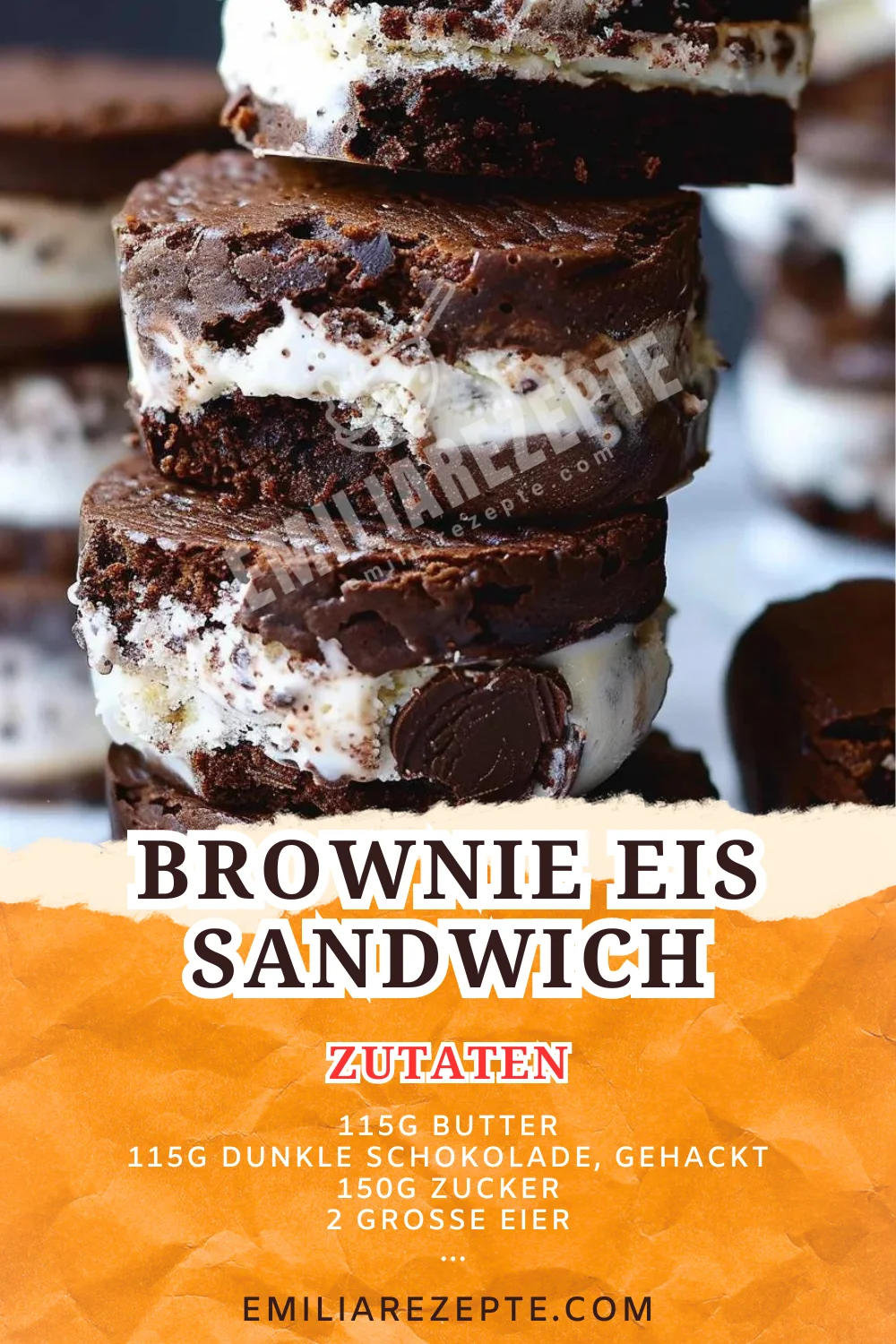 Brownie Eis Sandwich: Schokoladige Versuchung für heiße Sommertage