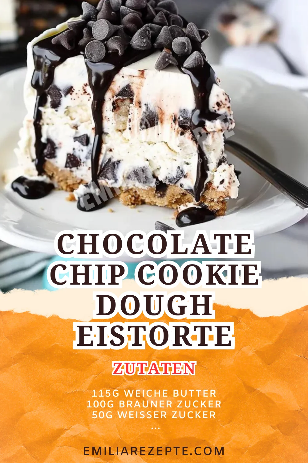 Chocolate Chip Cookie Dough Eistorte: Ein himmlisches Dessert für Kuchenliebhaber