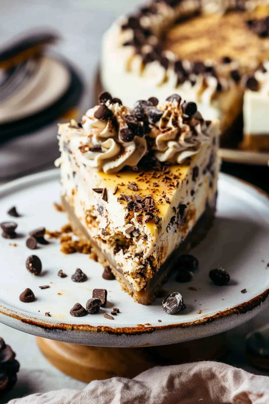 Cookie Dough Cheesecake: Himmlische Kombination aus Keksteig und cremigem Käsekuchen