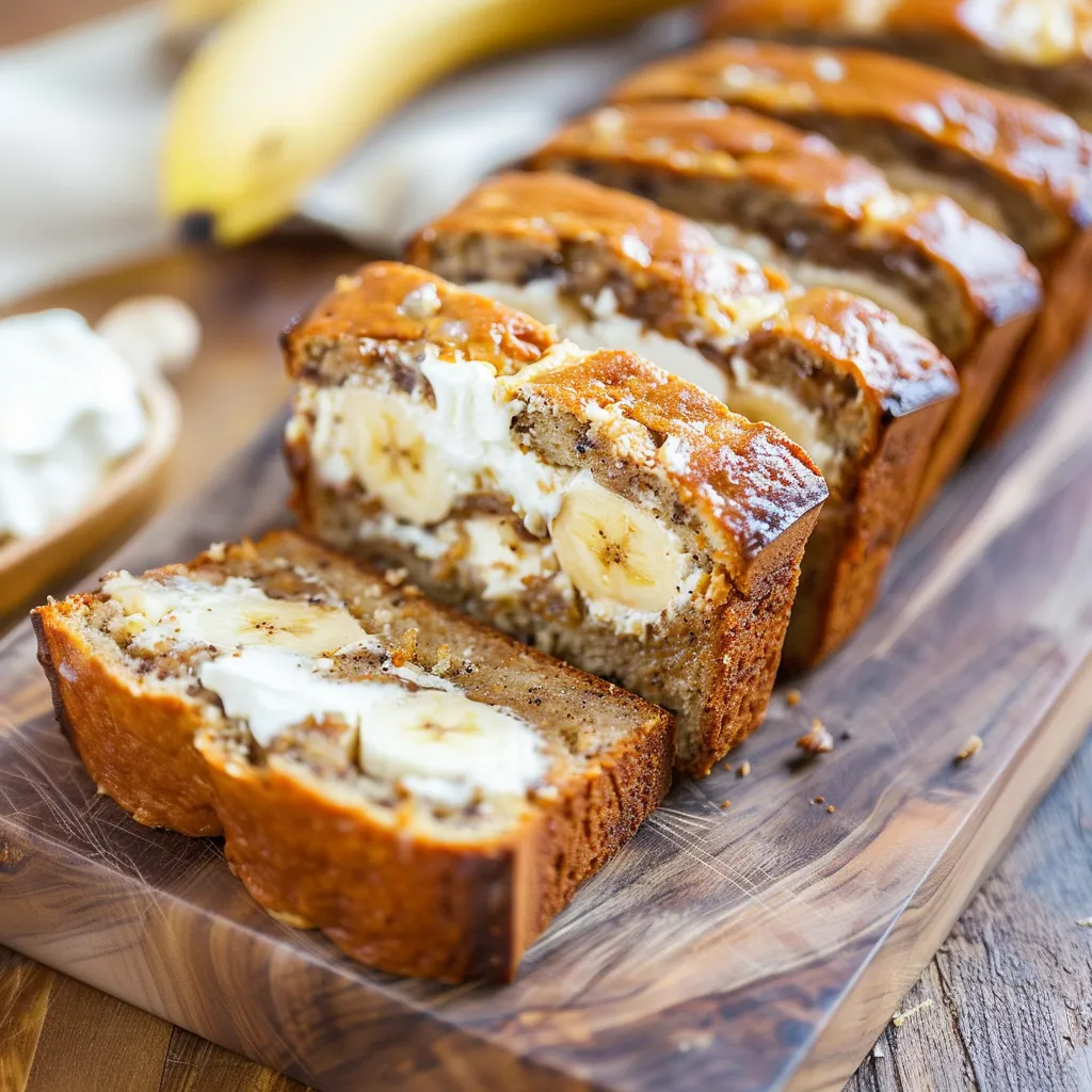 Cremiges Frischkäse-Bananenbrot: Ein saftiges Kuchen Rezept für Genießer