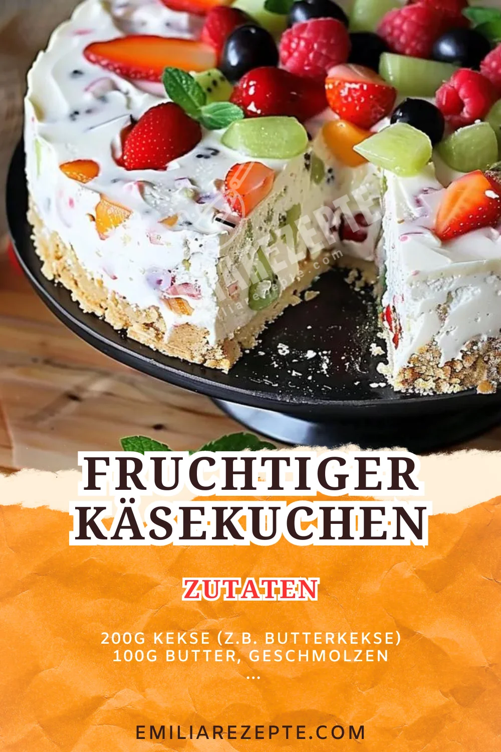 Fruchtiger Käsekuchen: Ein frischer Kuchen-Traum für sommerliche Genussmomente