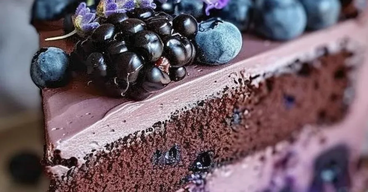 Heidelbeer-Schokoladen-Lavendel Traumkuchen: Ein himmlisches Kuchen-Rezept