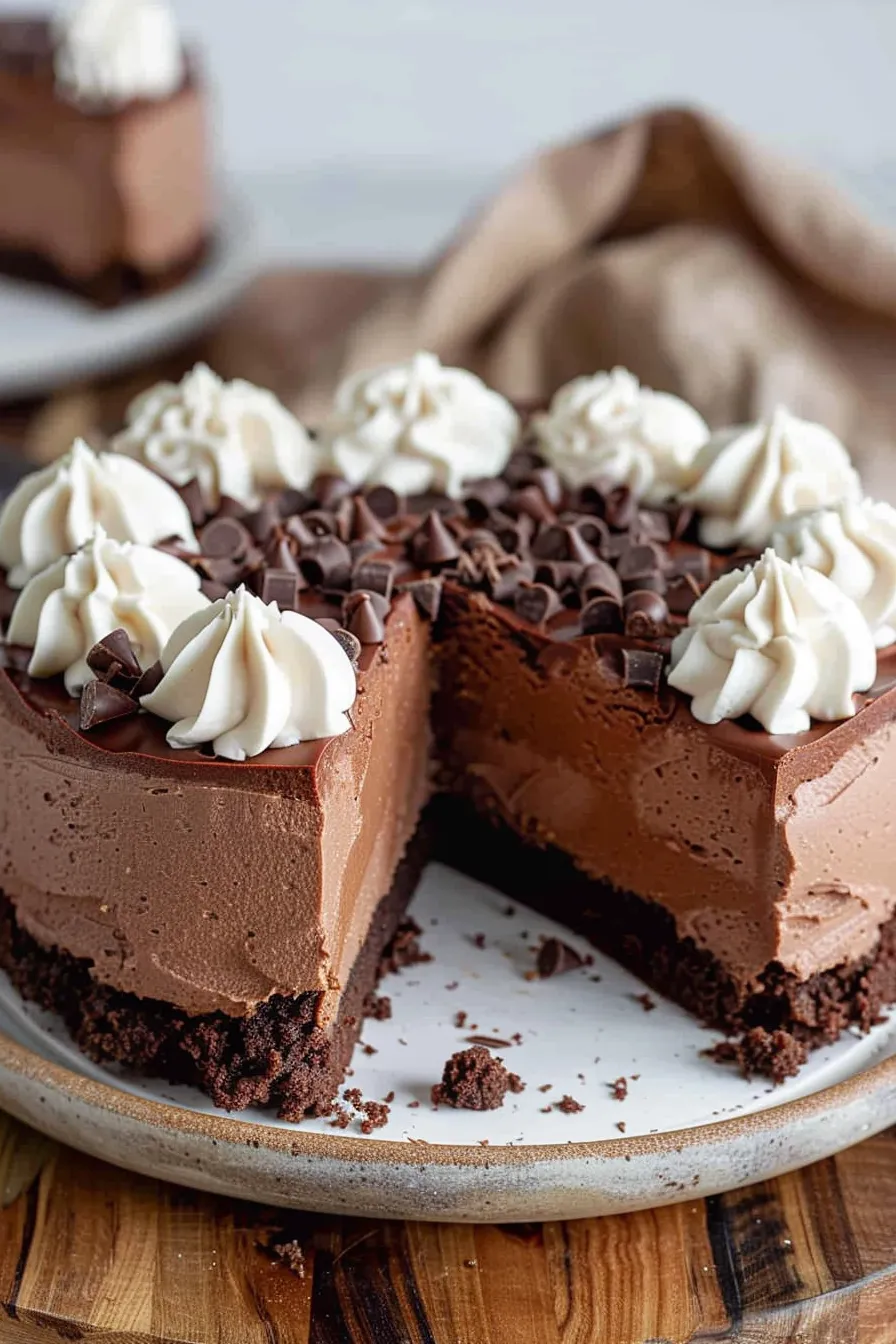 Himmlischer Schokoladen-Brownie-Mousse-Kuchen: Das beste Kuchen Rezept für Schokofans