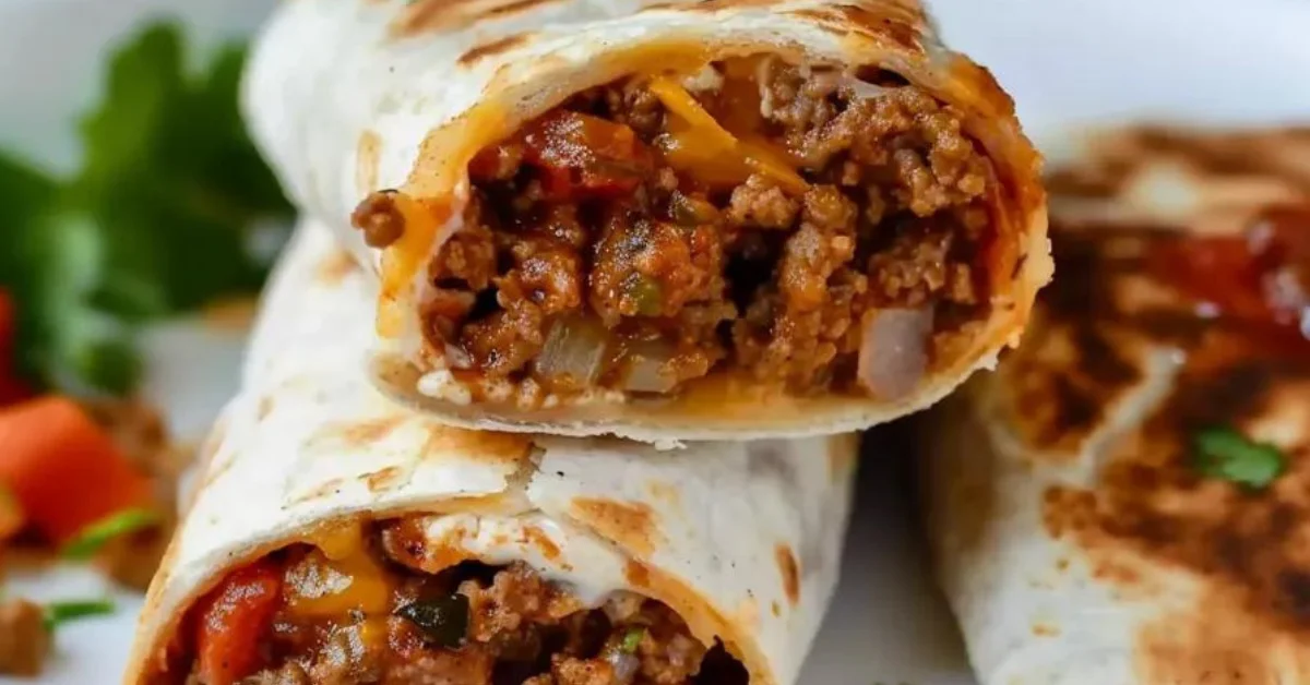 Käsige Rinder-Burritos zum Einfrieren: Leckere Wraps Rezepte für Meal Prep