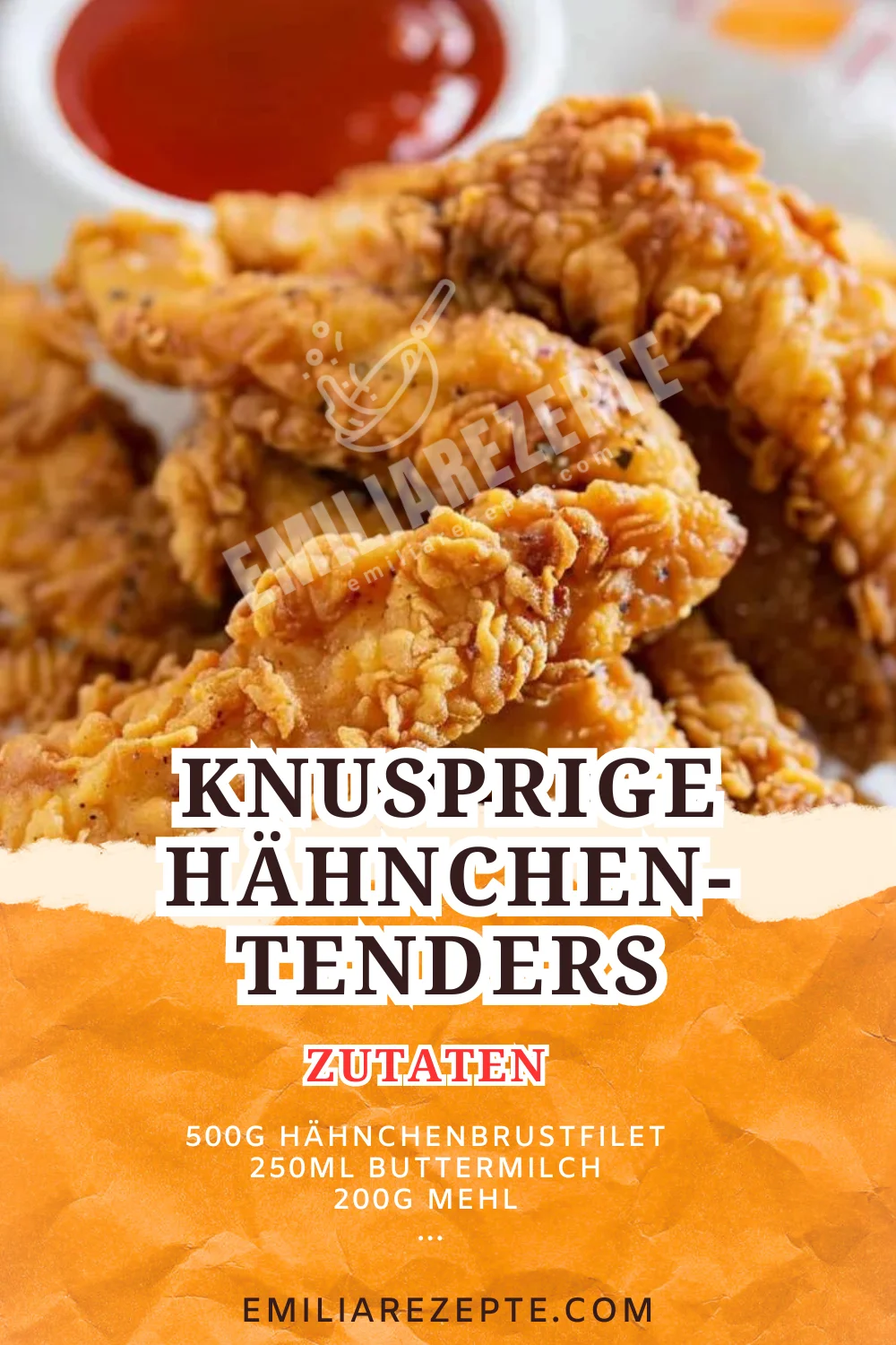 Knusprige Hähnchen-Tenders: Einfaches Rezept für saftige Hähnchenstreifen