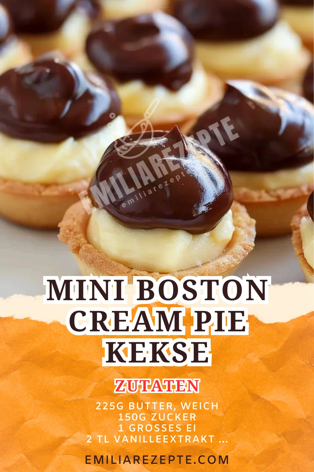 Mini Boston Cream Pie Kekse: Köstliche Kuchenrezepte im Kleinformat