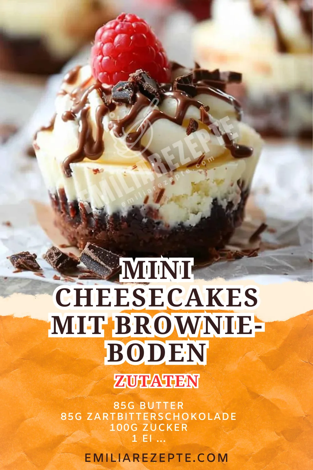 Mini Cheesecakes mit Brownie-Boden: Himmlische Muffins Rezepte für Naschkatzen