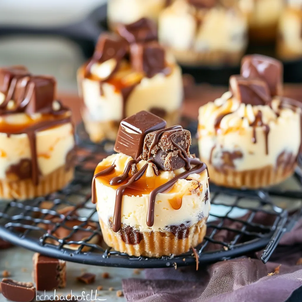 Mini Rolo Cheesecakes: Ein leckeres Kuchen Rezept für kleine Sünden