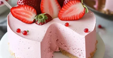 No-Bake Erdbeer-Mousse Cheesecake: Sommerlicher Genuss ohne Backen