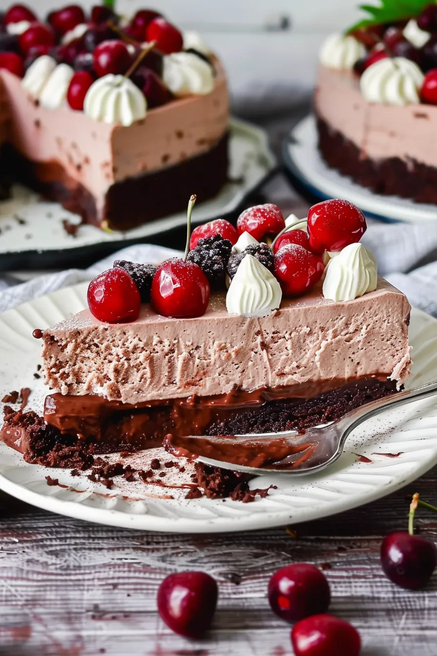 Schwarzwälder Käsekuchen: Cremiger Genuss mit Kirschen Schwarzwälder Käsekuchen: Cremiger Genuss mit Kirschen