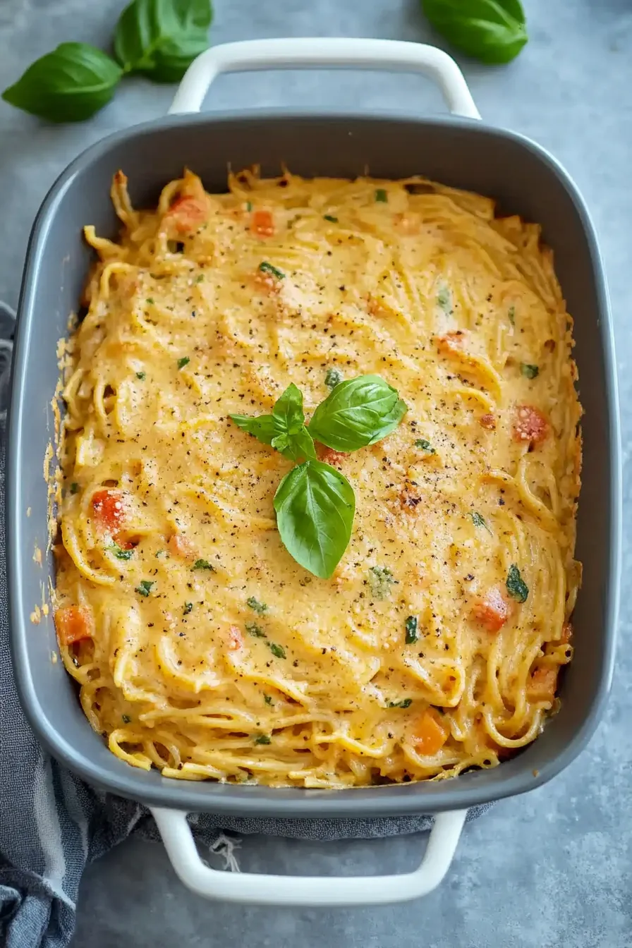 One Pot Rezepte: Leckere Ofen-Pasta mit Gemüse und Käse