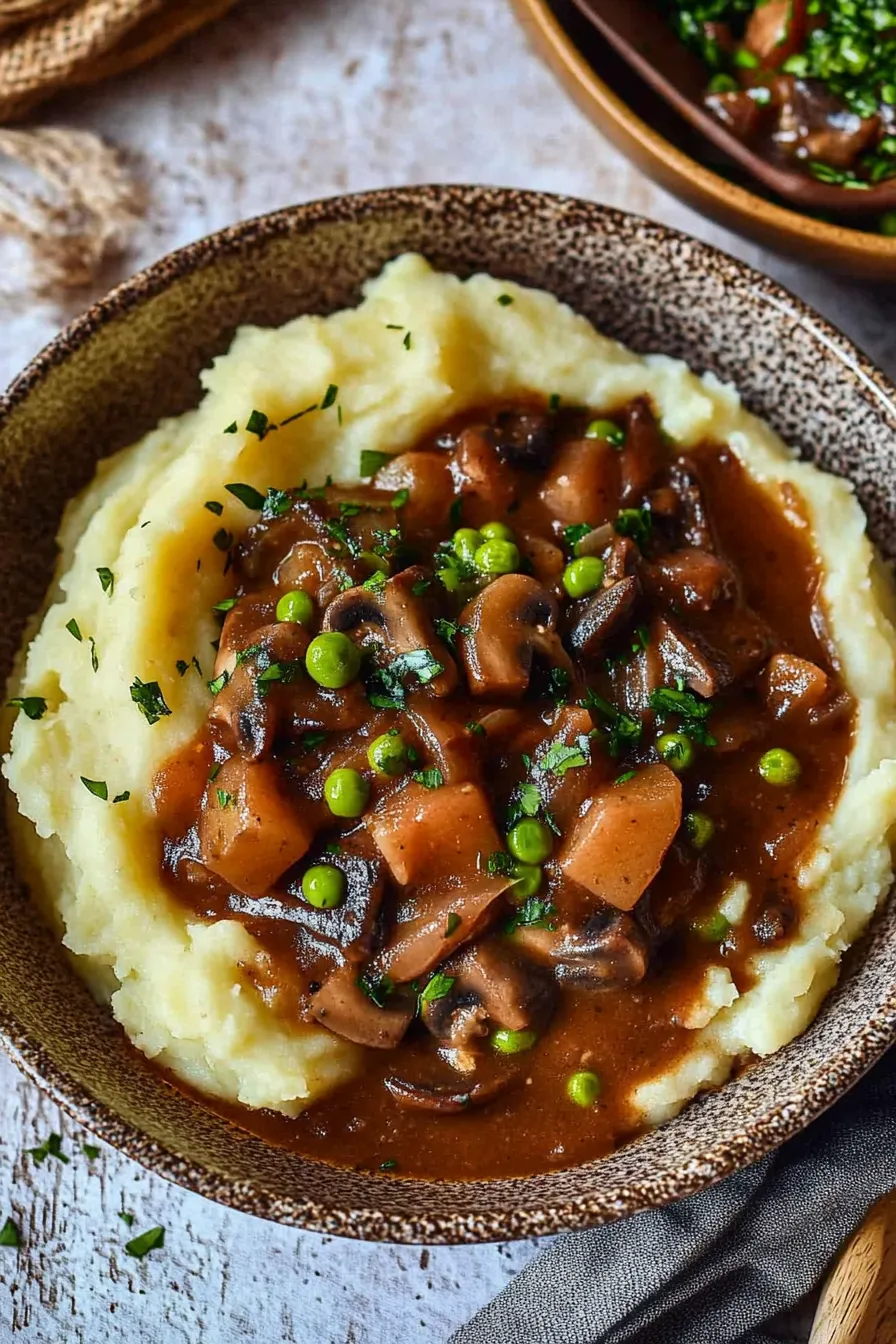 Vegetarische Rezepte: Köstliches Pilz-Gulasch Bourguignon