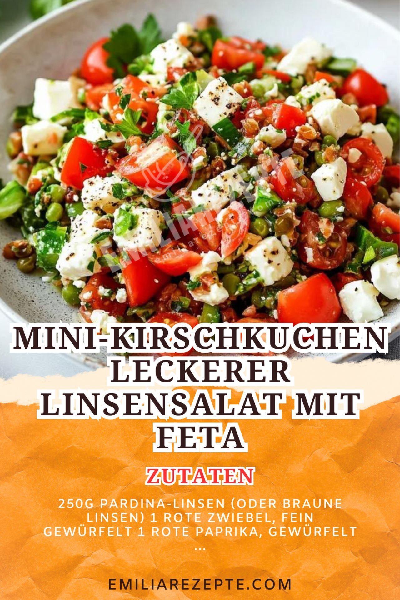 Leckerer Linsensalat mit Feta: Gesundes und einfaches vegetarisches Rezept