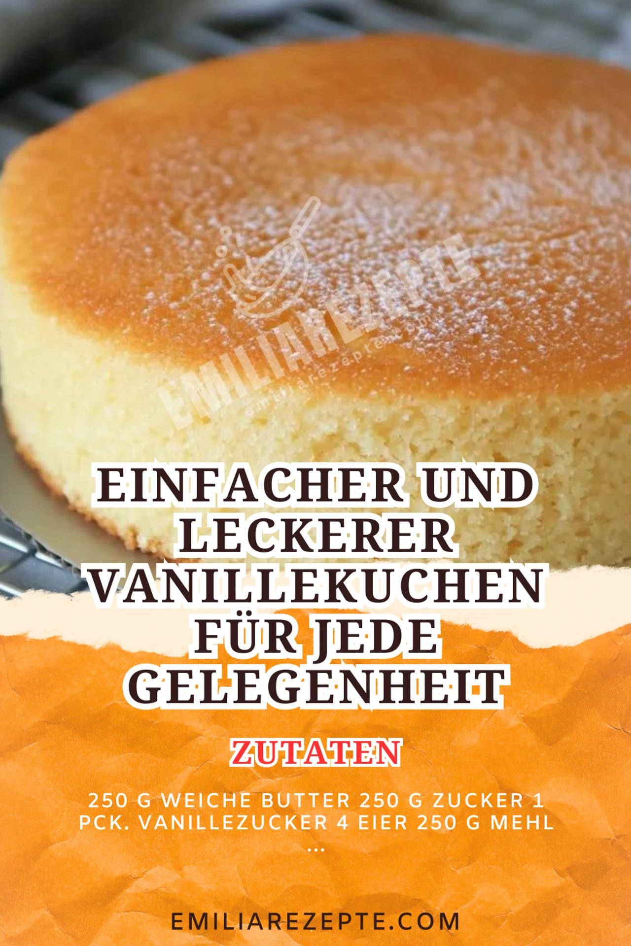 Kuchen Rezepte: Einfacher und leckerer Vanillekuchen für jede Gelegenheit