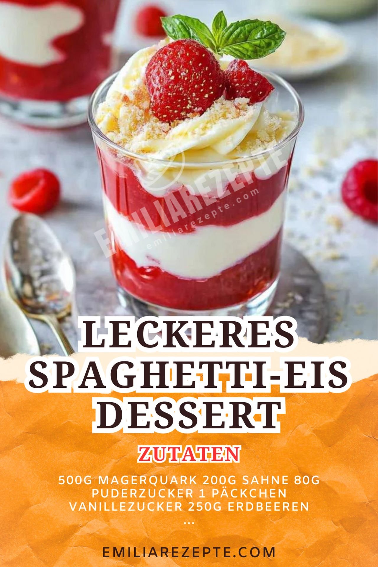 Leckeres Spaghetti-Eis Dessert: Einfaches Sommerrezept in nur 12 Minuten