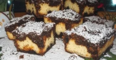 Kuchen rezepte: Saftiger Tag und Nacht Kuchen - Ein zweifarbiges Backvergnügen