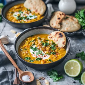 Cremige Goldene Linsensuppe: Einfaches Suppen Rezept für wärmenden Genuss