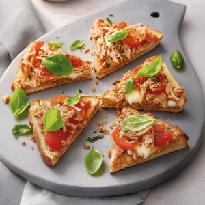 Knusprige Thunfisch-Toast-Ecken aus dem Ofen: Einfaches 20-Minuten-Rezept