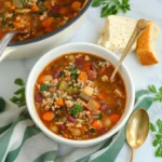 Suppen rezepte: Würzige Italienische Truthahn-Fenchel-Suppe