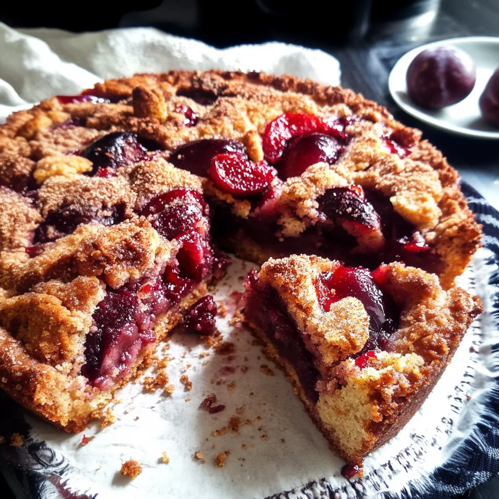 Leckerer Zwetschgenkuchen mit Zimtstreuseln: Einfaches Kuchen Rezept für den Herbst