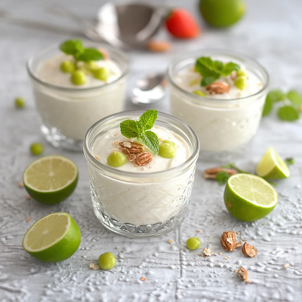 Einfache Rezepte: Erfrischendes Joghurt-Limetten-Mousse - Leicht und Lecker