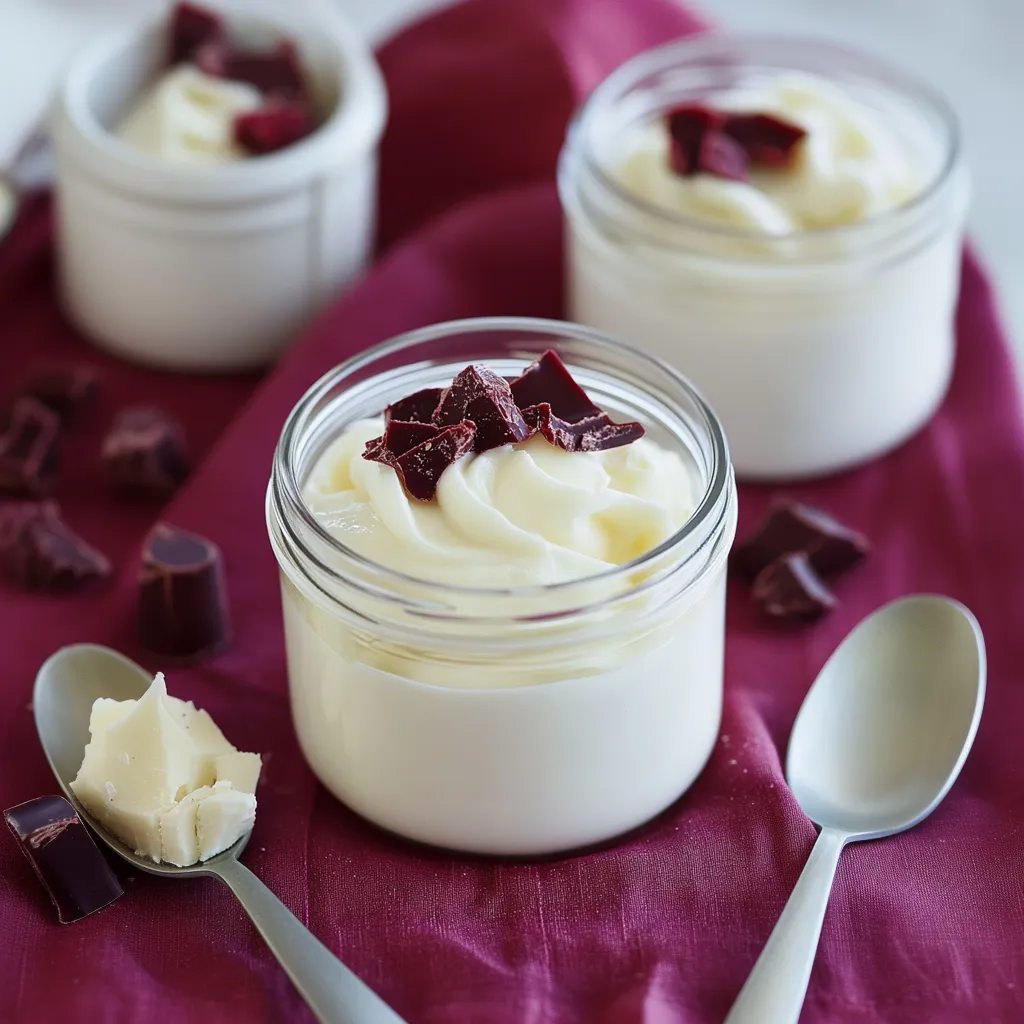 Weiße Schokoladencreme: Blitzschnelles Dessert im Glas für Naschkatzen
