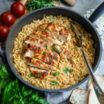 One Pot Pasta: Cremiges Orzo-Gericht mit Gemüse in nur einem Topf