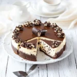 Stracciatella Kuchen Rezept: Cremiger Käsekuchen mit Schokoladenstückchen