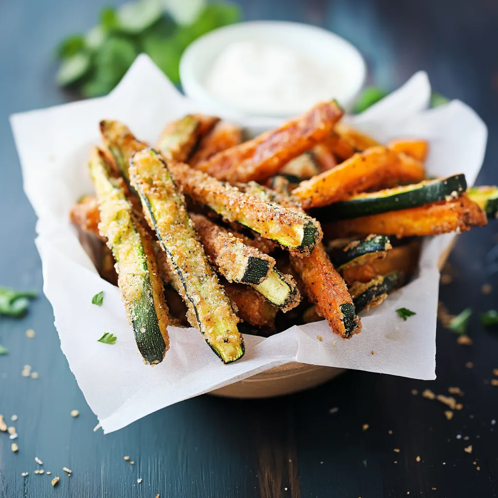 Low Carb Rezepte: Knusprige Zucchini-Pommes aus dem Ofen