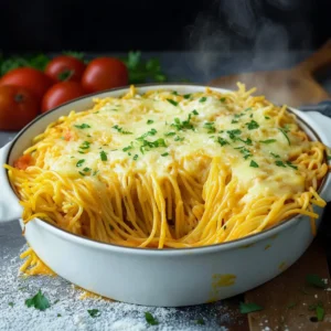 Cremiger Spaghetti-Auflauf: Einfaches Familienrezept für gemütliche Abende