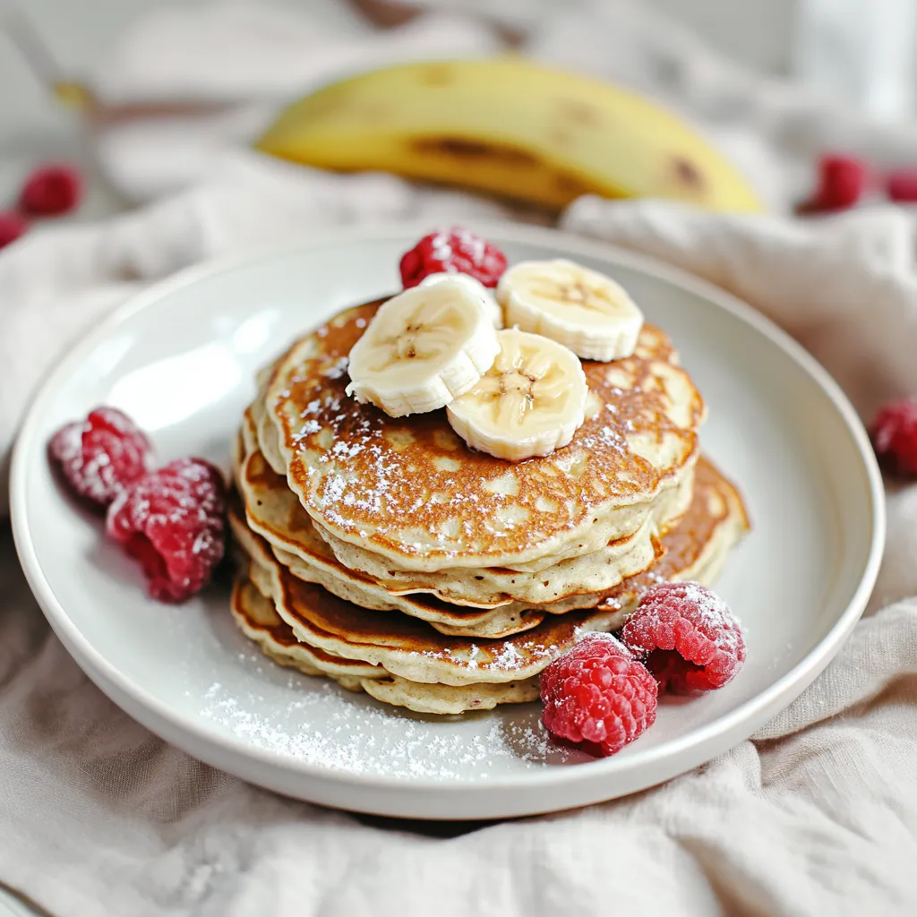 Protein Pancakes Rezept: Gesunde Bananen-Haferflocken Pfannkuchen