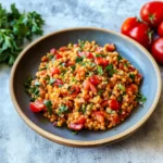 Vegetarische Rezepte: Sättigender Roter Linsen-Salat - Gesund und Lecker