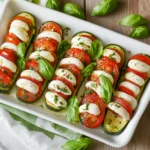 Sommerlicher Zucchini-Caprese Auflauf: Leichtes und leckeres Gemüsegericht