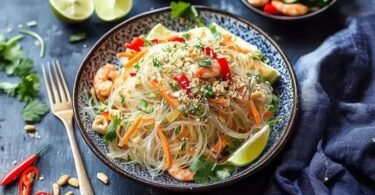 Salat Rezepte: Erfrischender Glasnudelsalat mit knackigem Gemüse