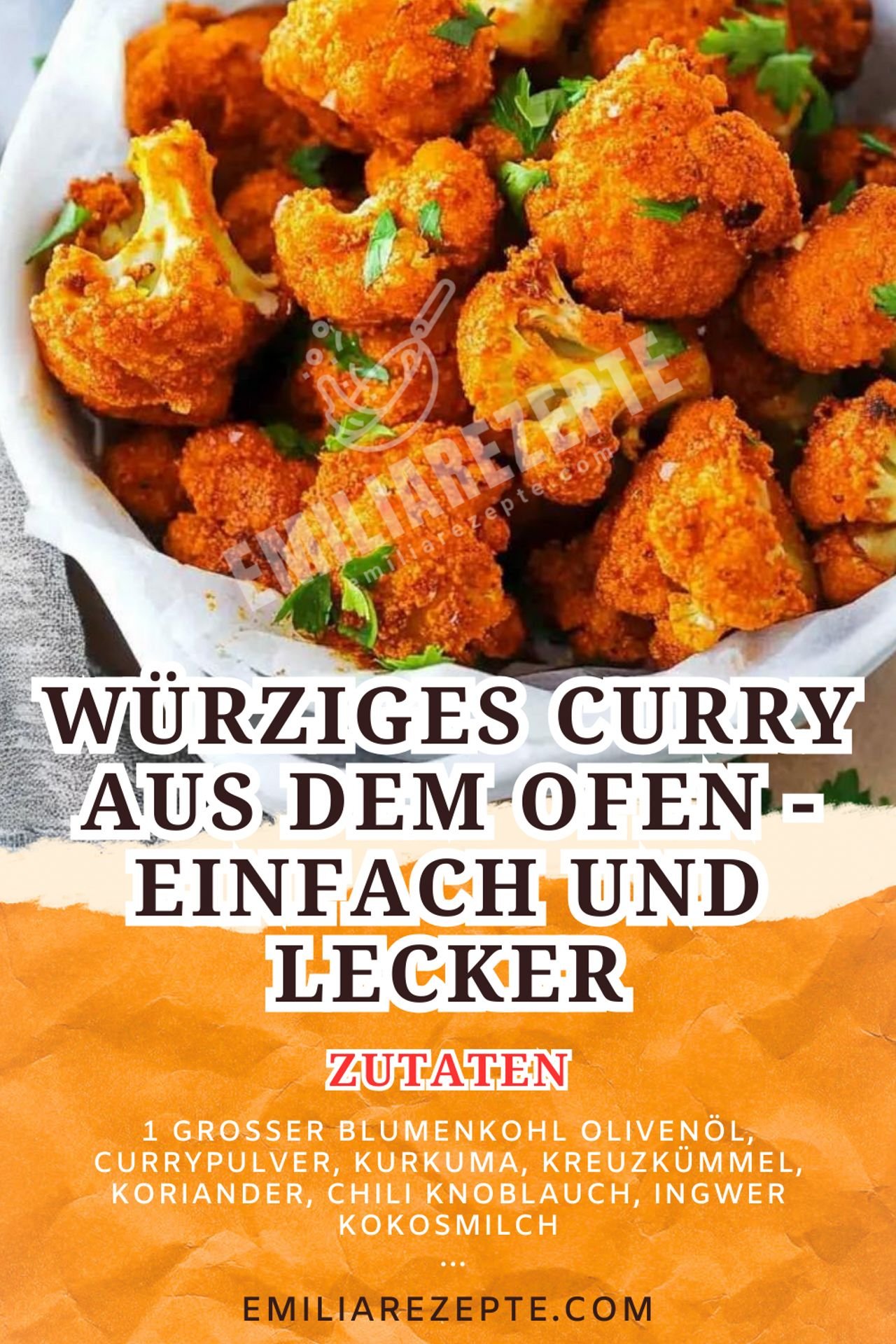 Knuspriger Blumenkohl aus dem Ofen mit würziger Buffalo Sauce: Veganes Ofenrezept