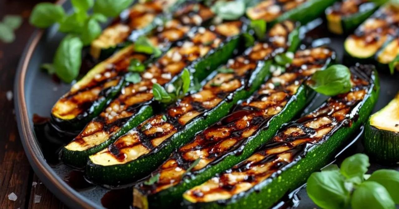 Gegrillte Zucchini mit Balsamico-Glasur: Ein sommerliches Grillrezept