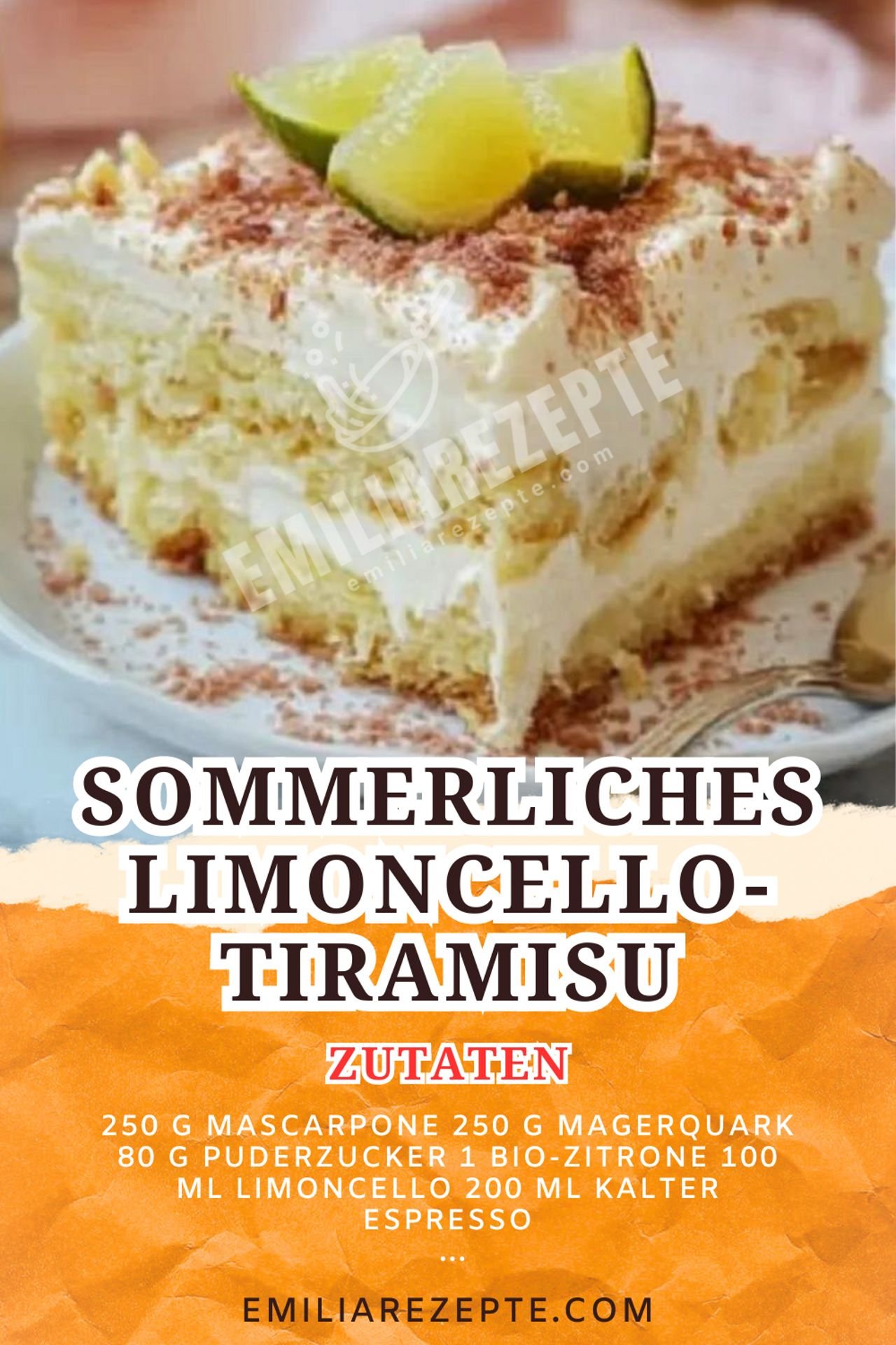 Sommerliches Limoncello-Tiramisu: Frisches Dessert für warme Tage