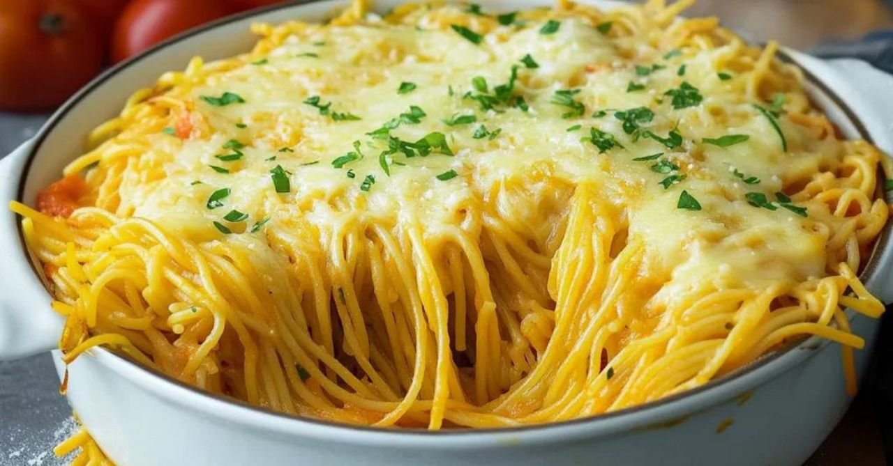 Cremiger Spaghetti-Auflauf: Einfaches Familienrezept für gemütliche Abende