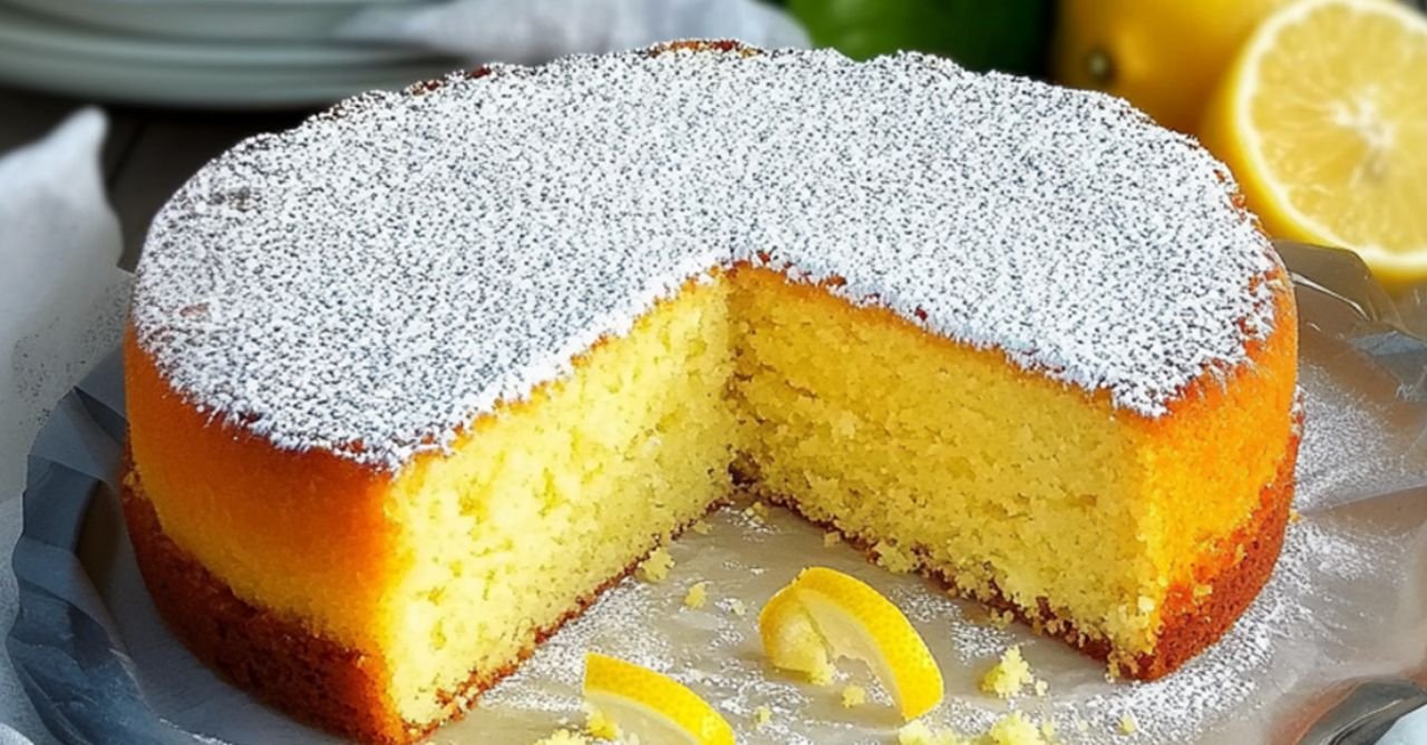 Saftiger italienischer Zitronenkuchen: Einfaches Kuchen Rezept für Zitrusliebhabe