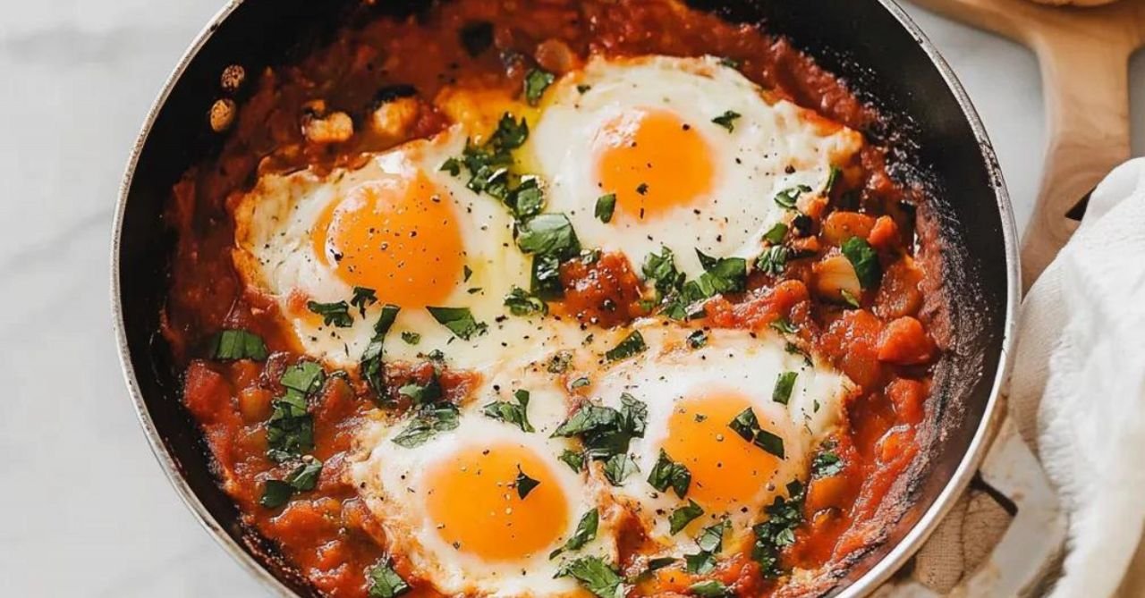 Orientalisches Shakshuka: Leckeres und einfaches Frühstück Rezept für den perfekten Start in den Tag