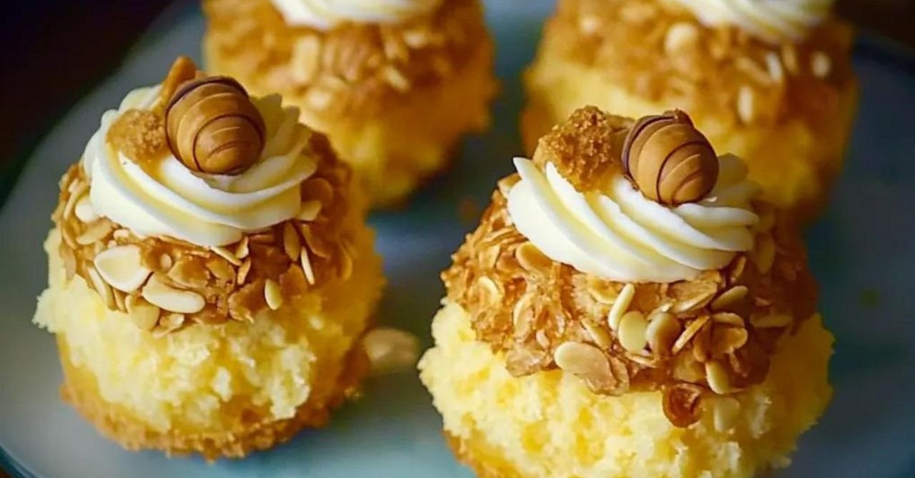 Saftige Bienenstich-Muffins: Ein himmlisches Muffins Rezept mit knuspriger Mandelkruste