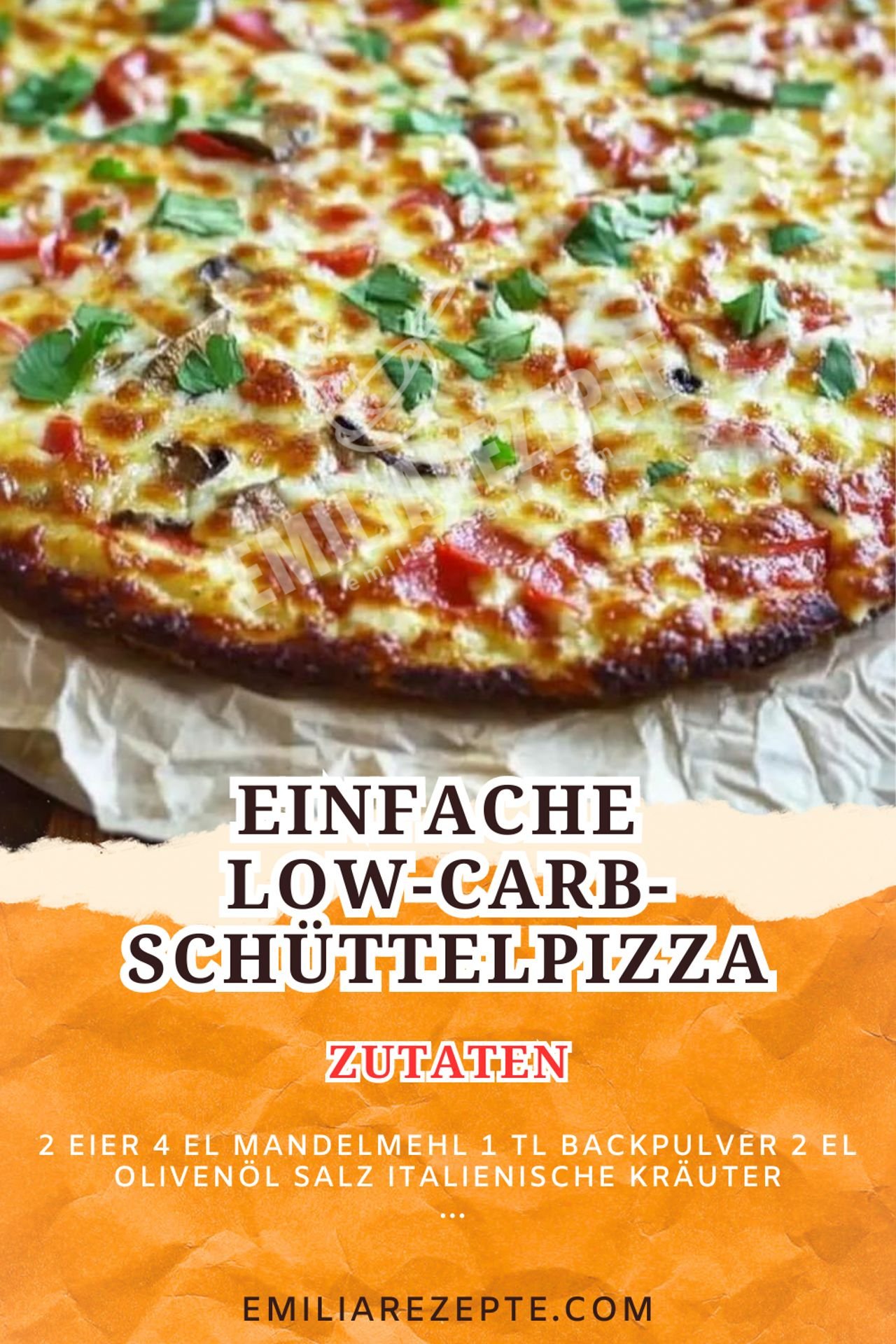 Einfache Low-Carb-Schüttelpizza: Schnelles und leckeres Rezept für Pizzaliebhaber