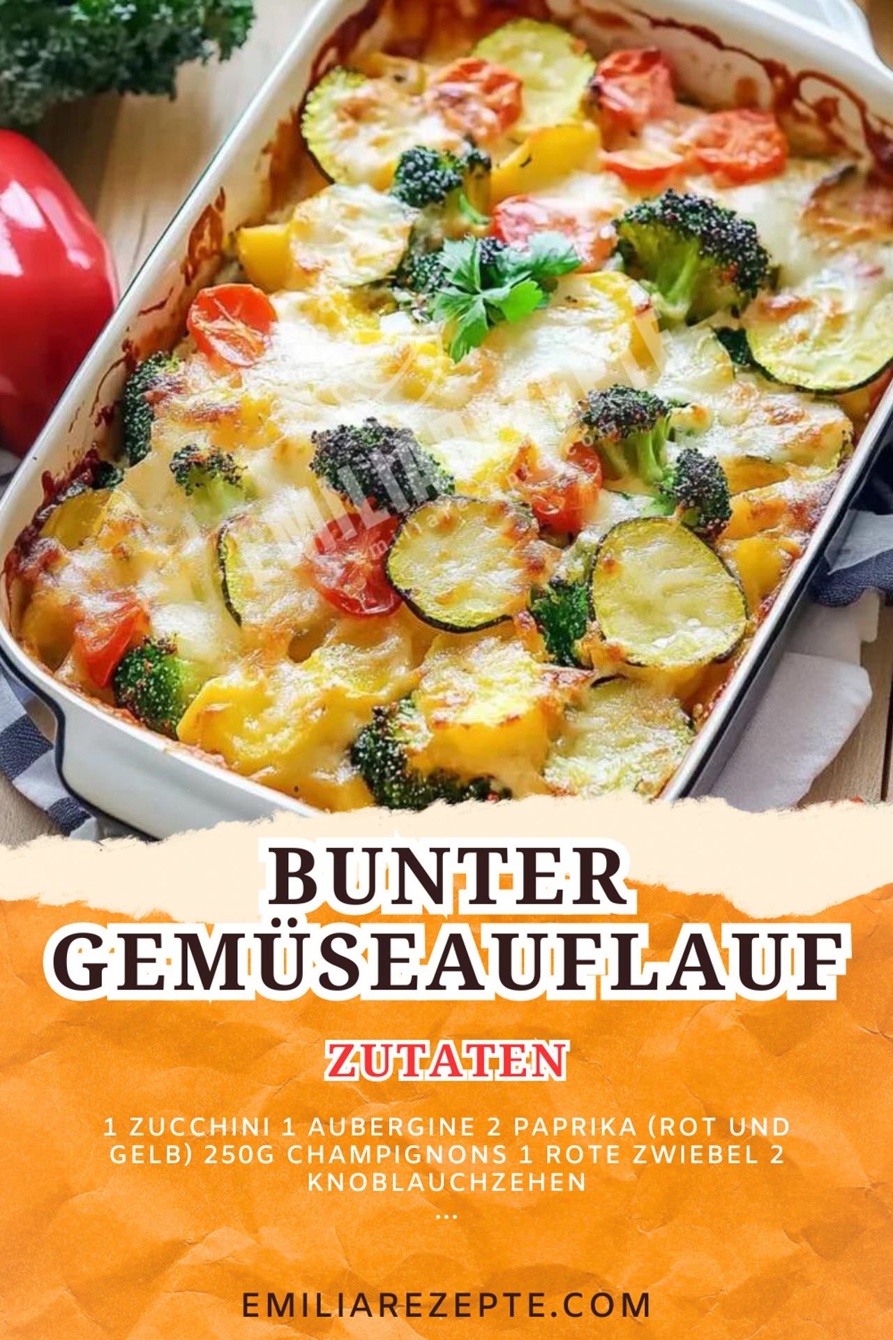 Bunter Gemüseauflauf: Einfaches und leckeres Ofenrezept