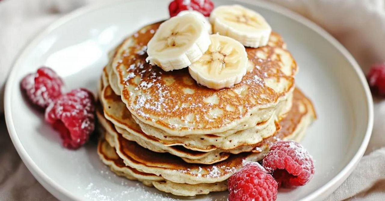 Protein Pancakes Rezept: Gesunde Bananen-Haferflocken Pfannkuchen