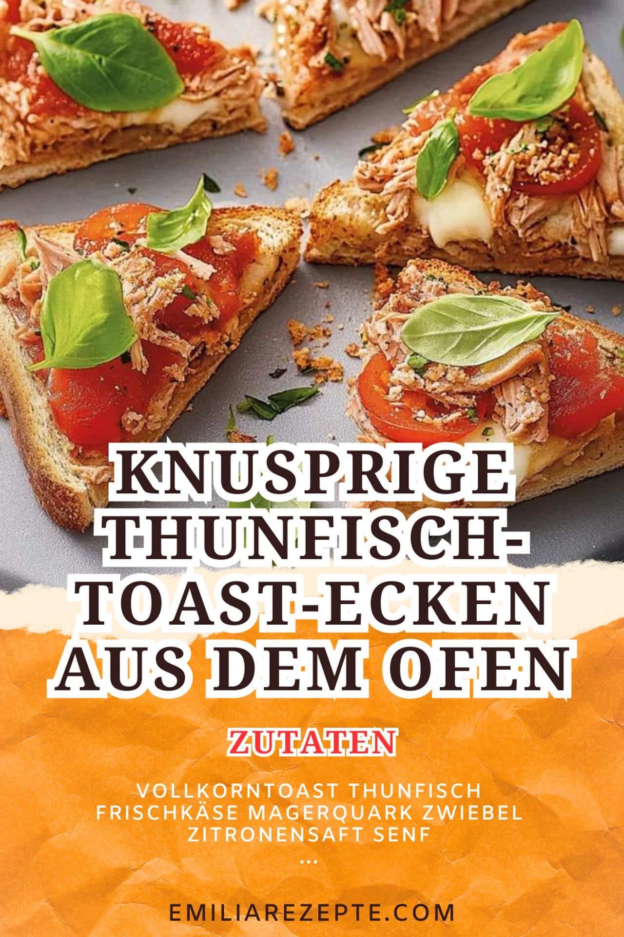 Knusprige Thunfisch-Toast-Ecken aus dem Ofen: Einfaches 20-Minuten-Rezept