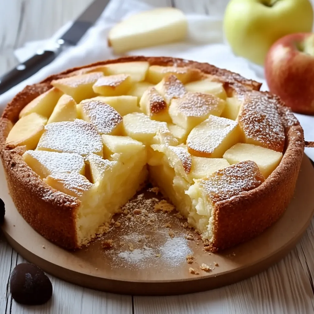 Apfel Rezepte: Saftiger Apfelkuchen mit Vanillepudding - Ein Traum aus dem Ofen