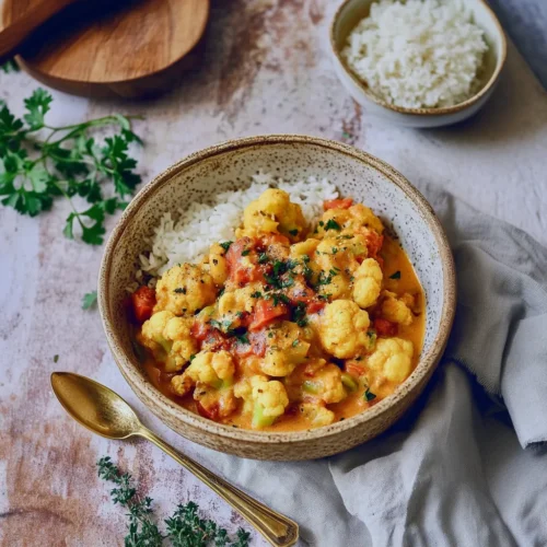 Blumenkohl Rezept: Würziges Curry aus dem Ofen - Einfach und Lecker